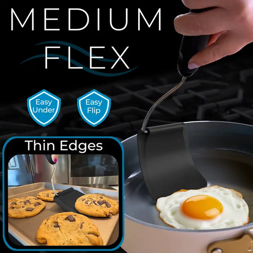 🔥 The Anti-Awkward Spatula: The Ultimate Adjustable-Angle Kitchen Gadget That Fits Air Fryers, Griddles & Snatches Every Edge! 🍳📐