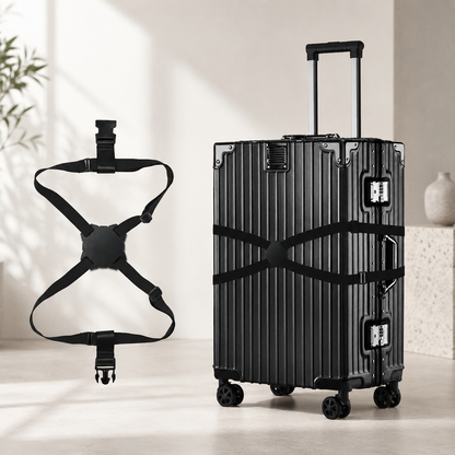 Figure-8 safety luggage straps