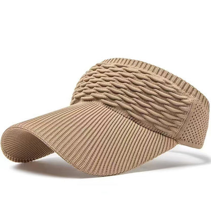 🔥 Free Your High Ponytail! The Iconic "That Girl" Open-Top Sun Visor That Protects Your Skin Without Cruching Your Aesthetic! 👑✨