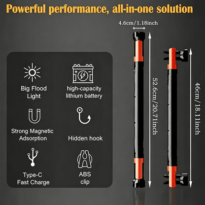 rechargeable-magnetic-led-work-light-with-built-in-battery-ip55-waterproof-shockproof-clamp-magnet-base-5272