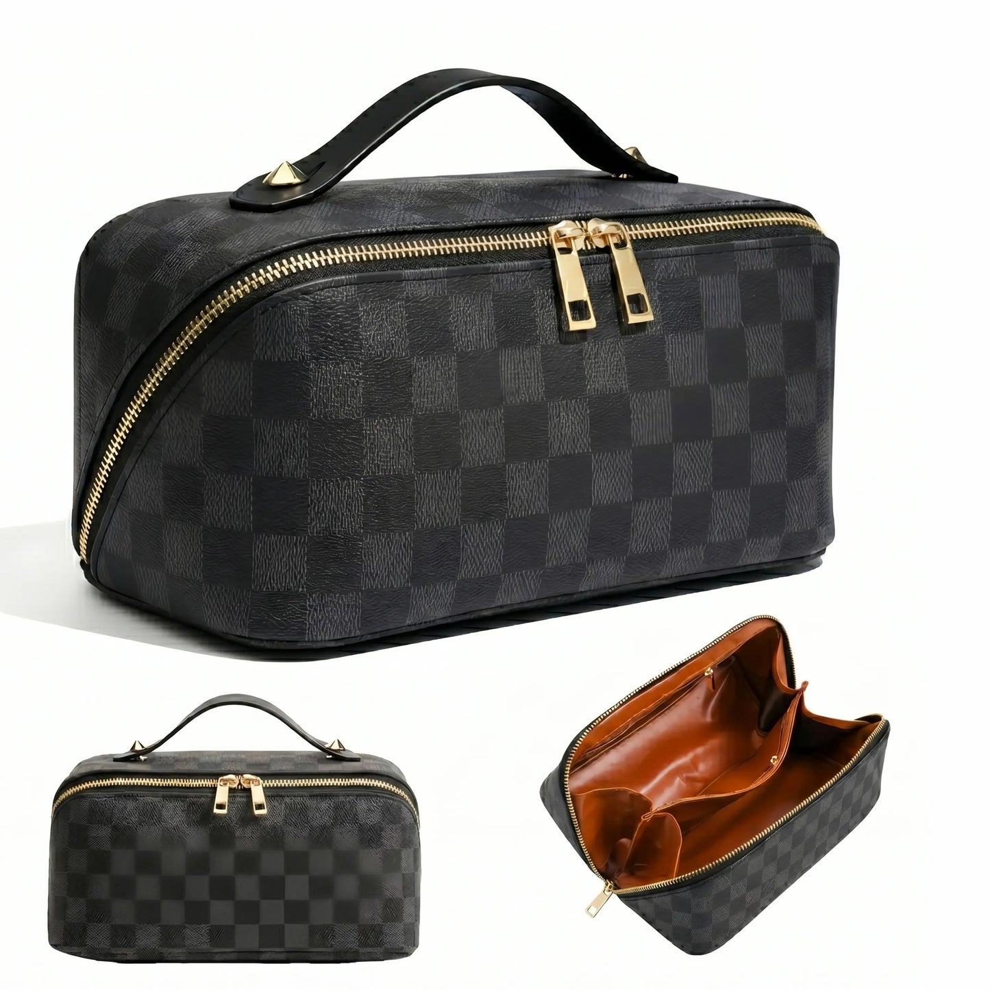 ✨ Premium PU Cosmetic Bag