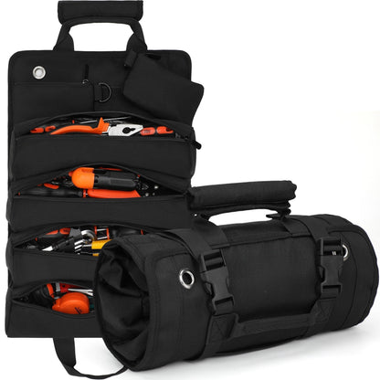 ⚡ Ditch the Heavy Toolbox: The Bulletproof Roll-Up Organizer That Puts Your Tools at Your Fingertips! 🛠️🚗