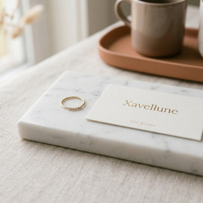 Dainty Zircon Stacking Ring