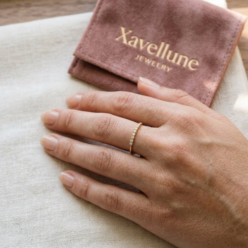 Dainty Zircon Stacking Ring