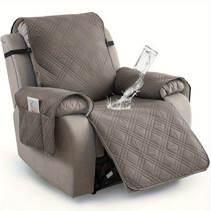 🛋️ Zero Spills, Zero Scratches: Protect Your Expensive Recliner with the 100% Waterproof, Non-Slip Shield! 🐾🍷