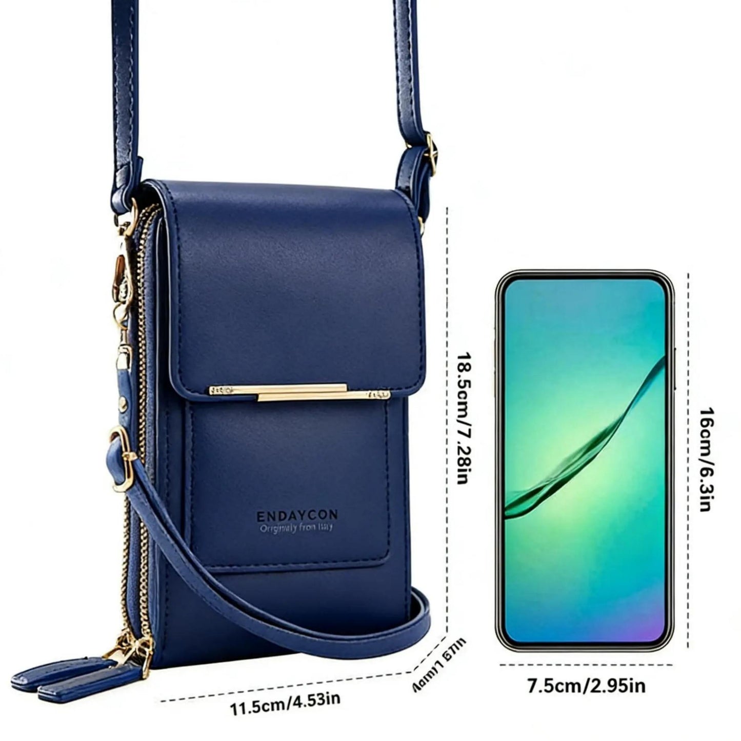 ✨ 2026 Trendy Touchscreen Crossbody Phone Wallet 📱👜