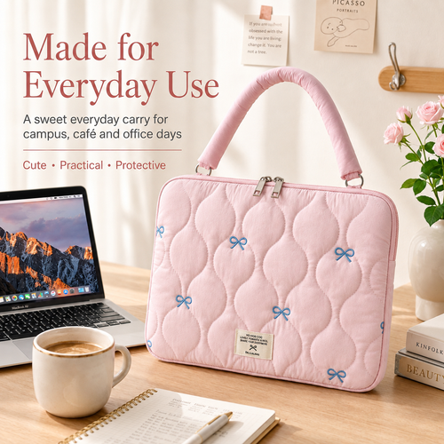 💻✨ Your Everyday Laptop Bag👜🤍
