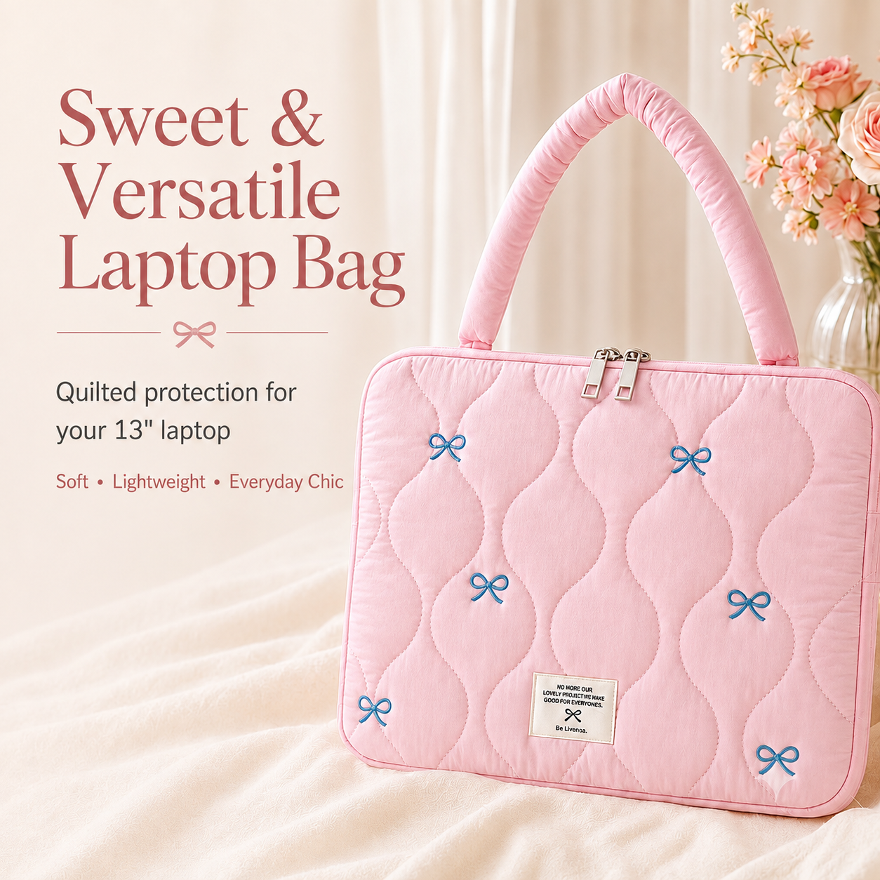 💻✨ Your Everyday Laptop Bag👜🤍