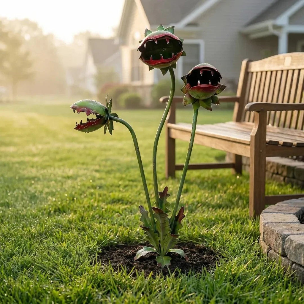 last-day-49-off-whimsical-metal-carnivorous-plant-garden-stake-8717