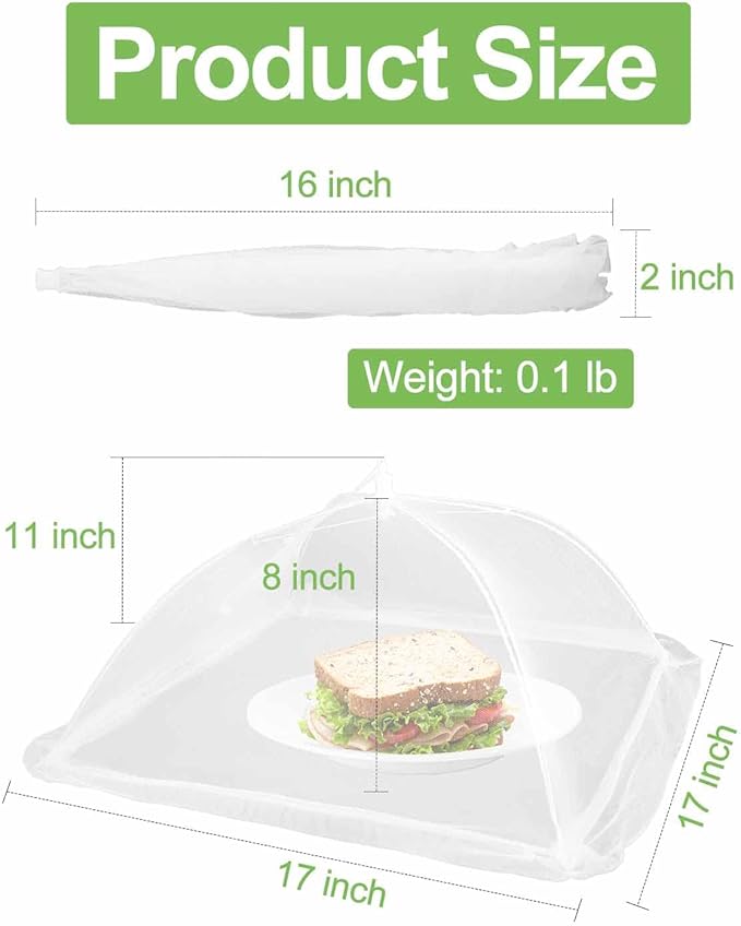 large-food-cover-17-x17-white-nylon-covers-pop-up-umbrella-screen-tents-patio-net-for-outdoor-camping-picnics-parties-bbq-collapsible-and-reusable-6182