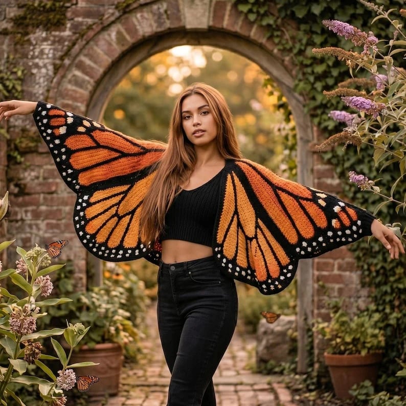 monarch-butterfly-cardigan-handcrafted-statement-piece-9844