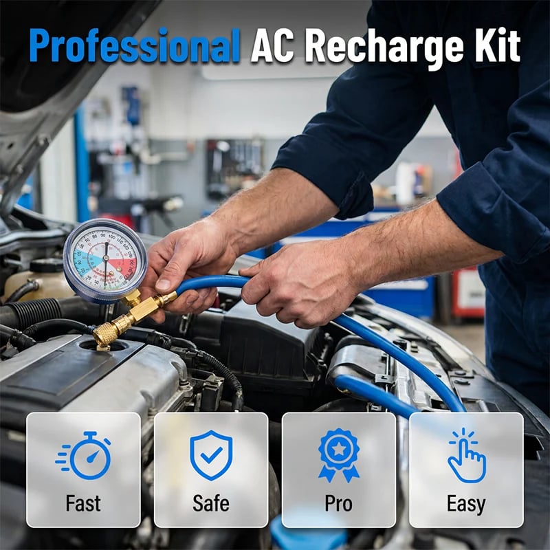 time-limited-special-r134a-ac-refrigerant-charging-hose-with-gauge-universal-easy-diy-tool-613