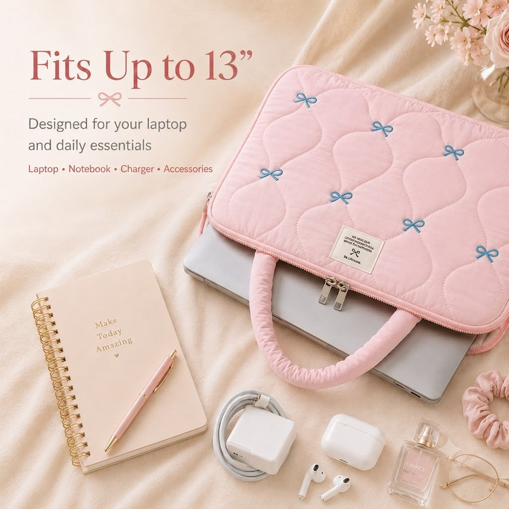 💻✨ Your Everyday Laptop Bag👜🤍