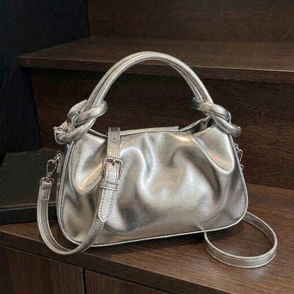 Ruched Handbag — Soft, Chic & Effortless