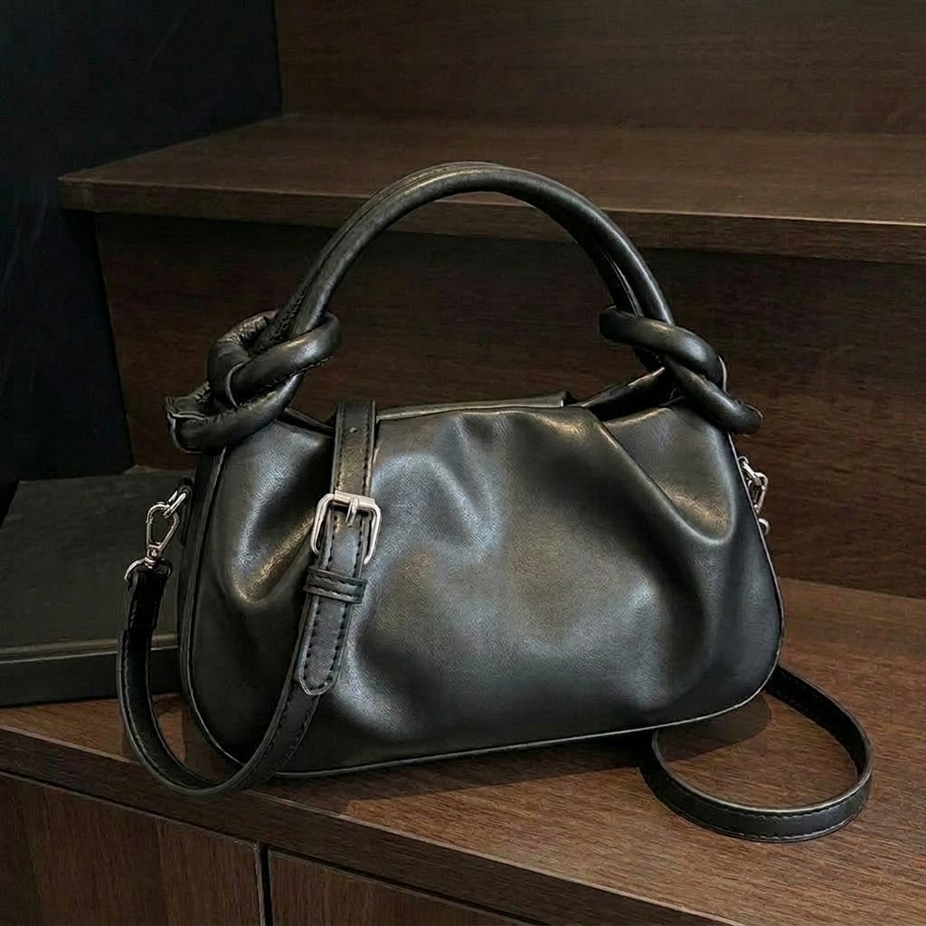 Ruched Handbag — Soft, Chic & Effortless