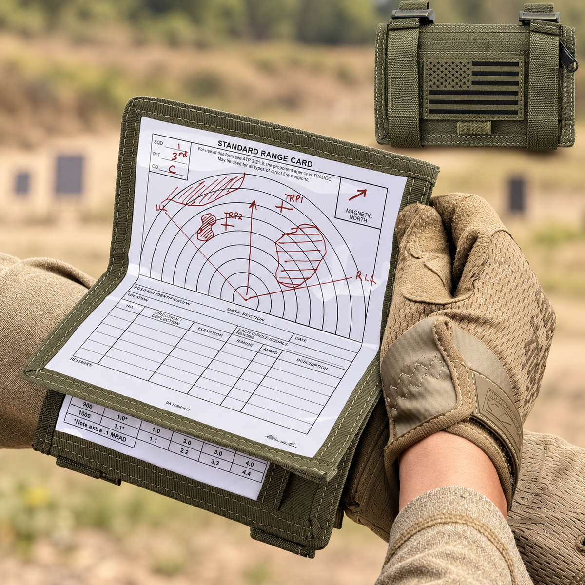 Wrist Map & Reference Card Holder