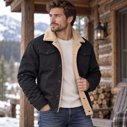 Men’s Sherpa-Lined Trucker Jacket