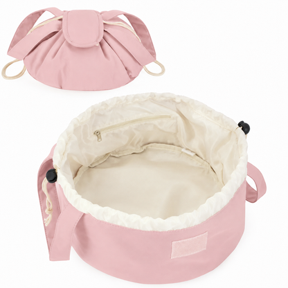 ✨ Large Drawstring Makeup Bag 💄 Travel Cosmetic Organizer
