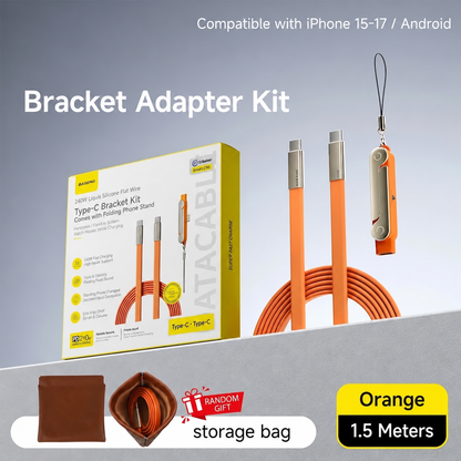 240W 2-in-1 USB-C Fast Charging Cable