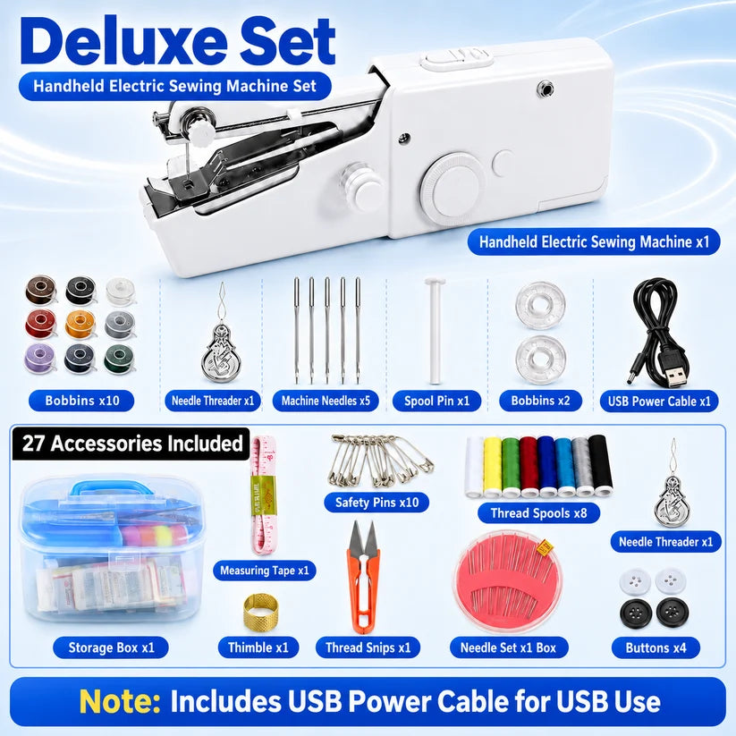 Quick Repair Handheld Sewing Machine