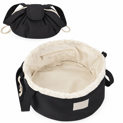 ✨ Large Drawstring Makeup Bag 💄 Travel Cosmetic Organizer