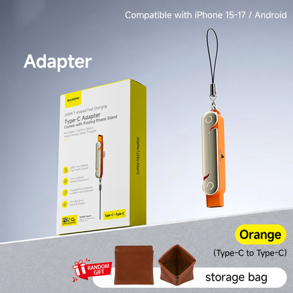 240W 2-in-1 USB-C Fast Charging Cable
