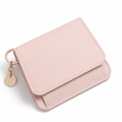 💳 Pocket-Sized Elegance | Women's Elegant Minimalist Short Slim Bifold Purse, RFID Blocking Card Holder & Compact Coin Wallet ✨