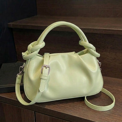 Ruched Handbag — Soft, Chic & Effortless