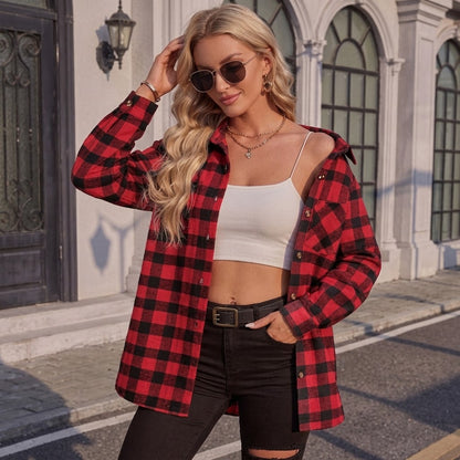 Easy Layer Plaid Shirt – Relaxed Fit Fall Shacket