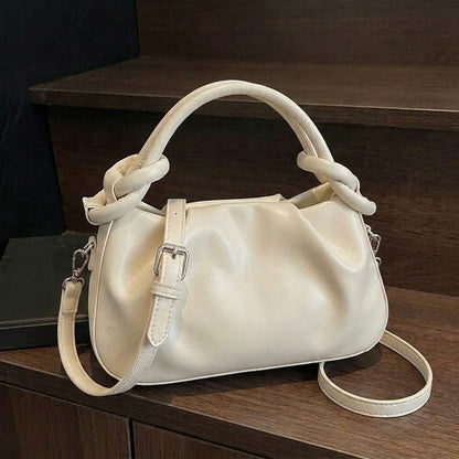 Ruched Handbag — Soft, Chic & Effortless