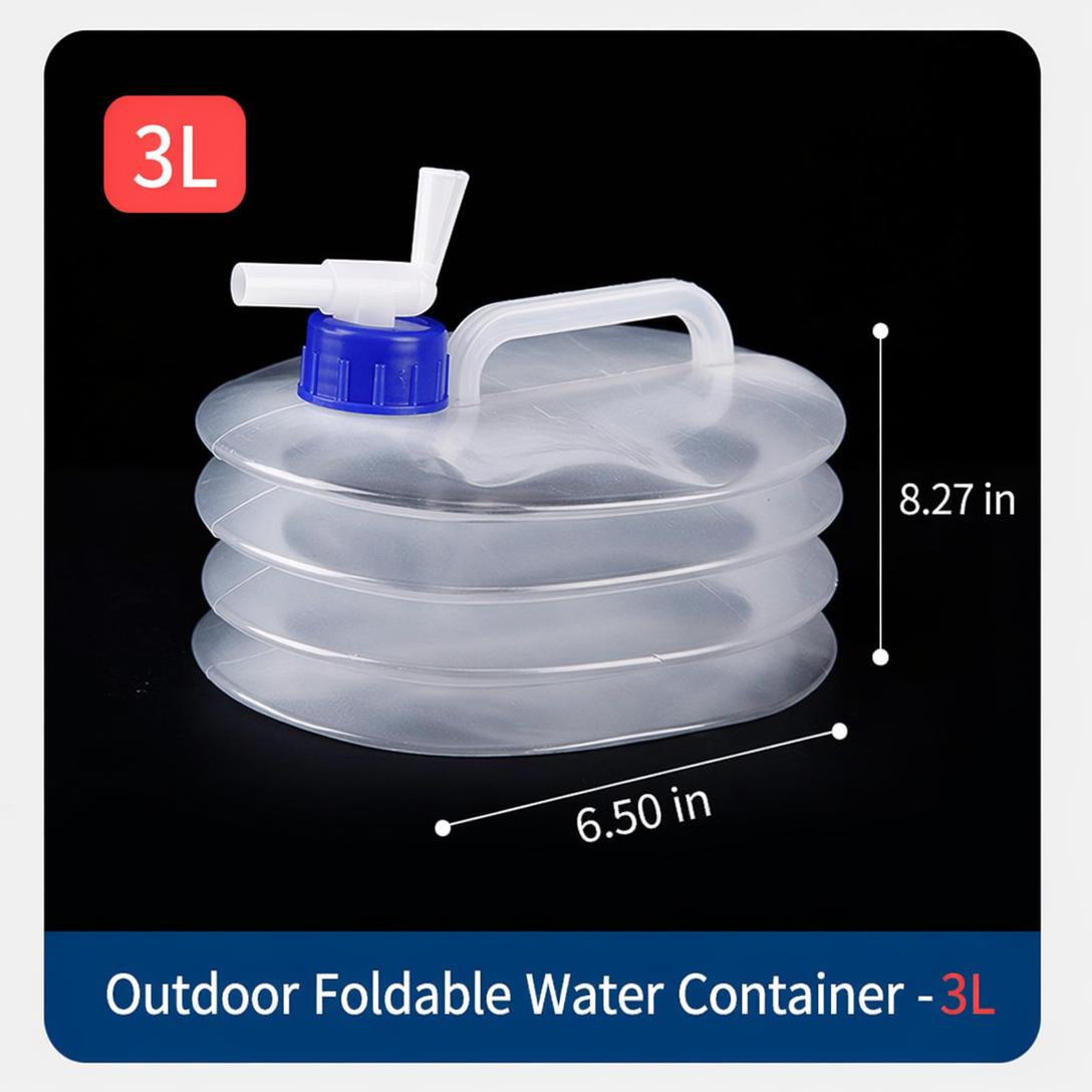 🏕️ Smart Hydration | Heavy-Duty Collapsible Water Container with Leak-Proof Spigot 🚰