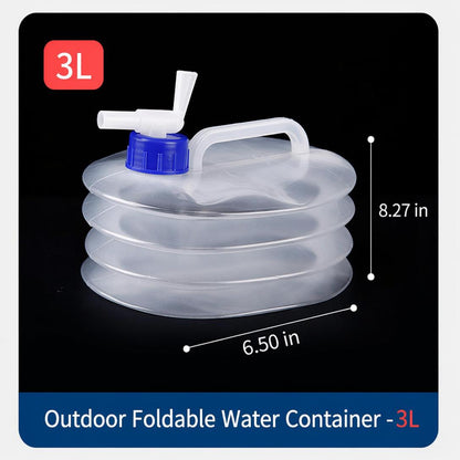🏕️ Smart Hydration | Heavy-Duty Collapsible Water Container with Leak-Proof Spigot 🚰