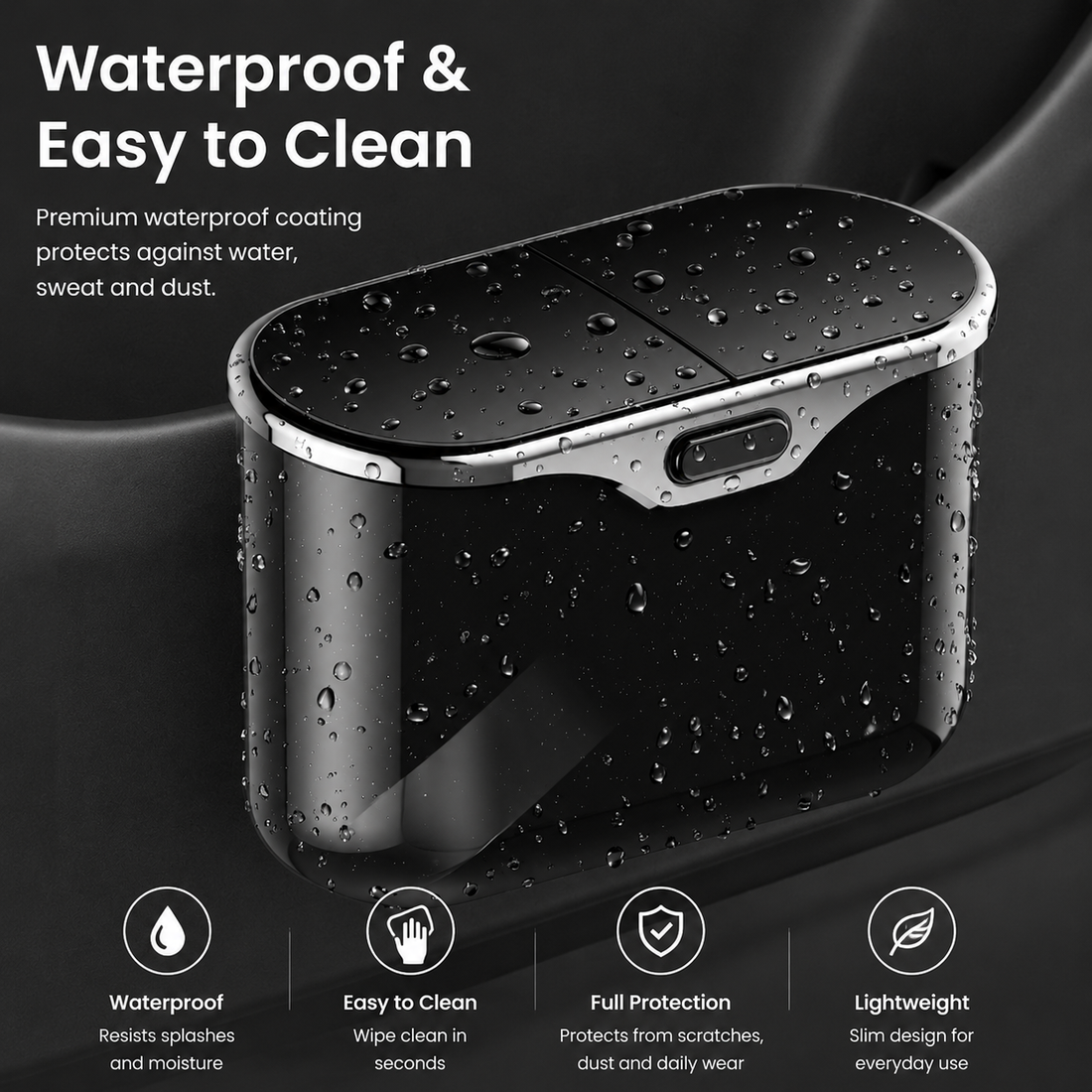 Rear hook installation of the compact hanging car trash bin