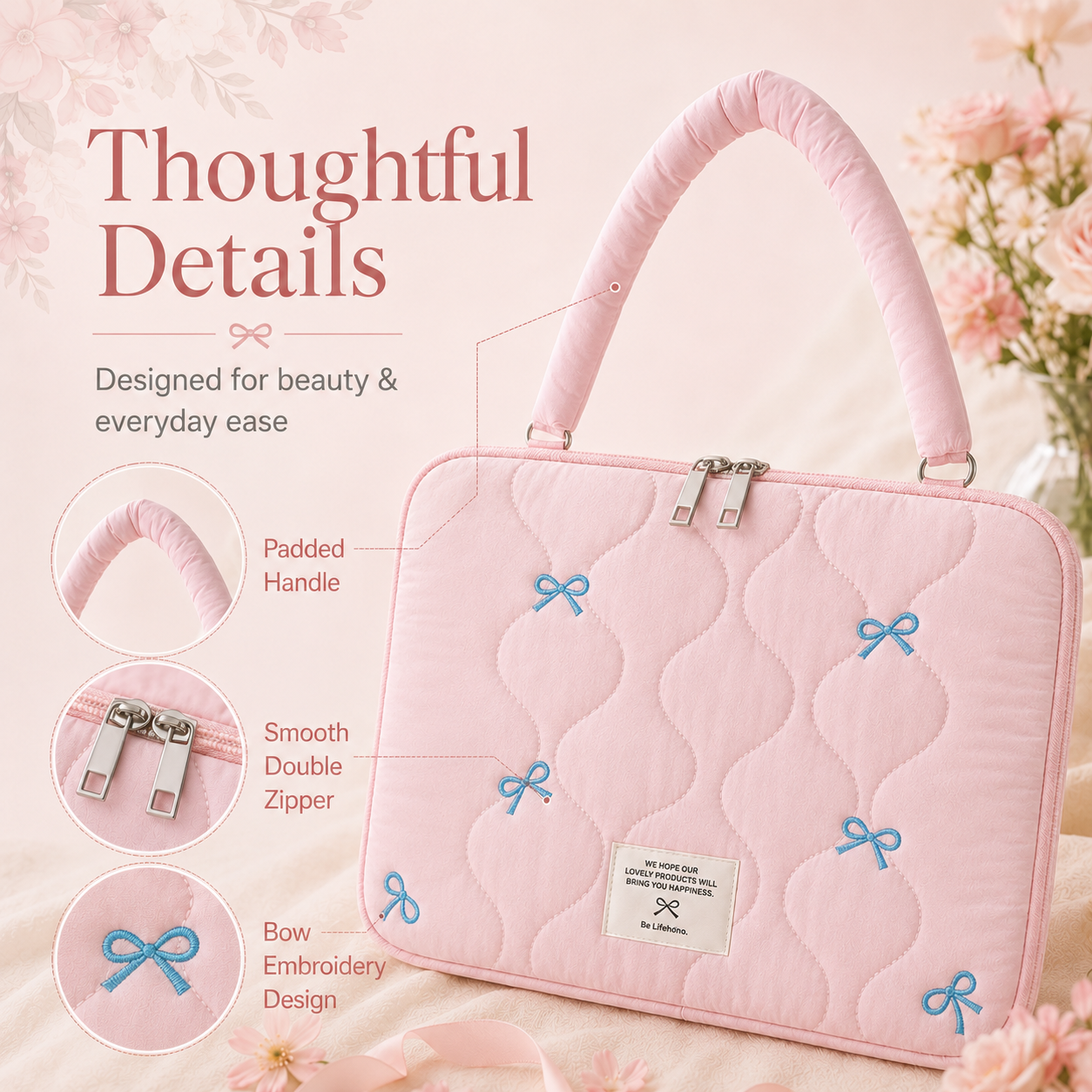 💻✨ Your Everyday Laptop Bag👜🤍