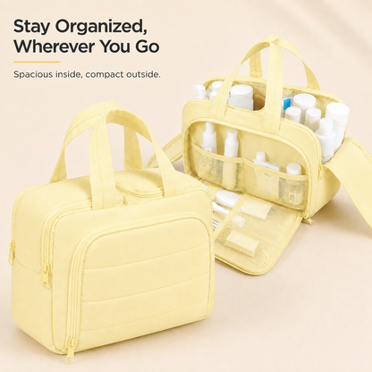 ✨ BAGSMART Puffy Travel Toiletry Bag 🧳💄